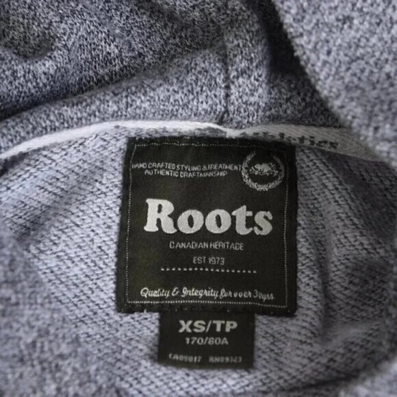 Roots Pullover Hoodie Grey Original Kanga Hoodie Size XS - Picture 9 of 11
